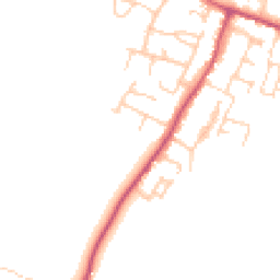 Daytime road noise heatmap for BN18 0BP