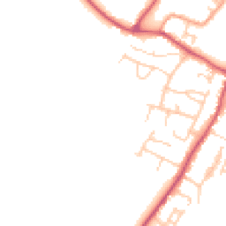 Daytime road noise heatmap for BN18 0BW