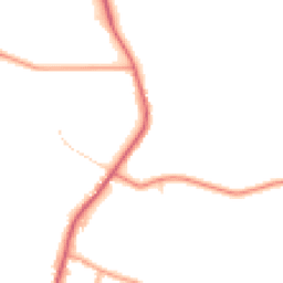 Daytime road noise heatmap for BN18 0DJ