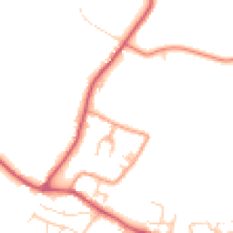 Daytime road noise heatmap for BN18 0EH