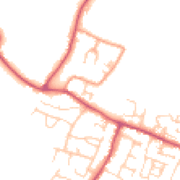 Daytime road noise heatmap for BN18 0ES