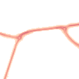 Night-time road noise heatmap for BN18 0GR