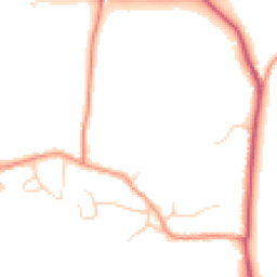 Daytime road noise heatmap for BN18 0GZ