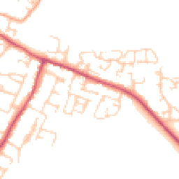 Daytime road noise heatmap for BN18 0HW