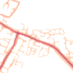 Daytime road noise heatmap for BN18 0JA