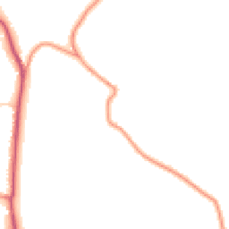 Daytime road noise heatmap for BN18 0LN