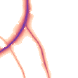 Daytime road noise heatmap for BN18 0NB