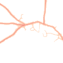 Daytime road noise heatmap for BN18 0PX