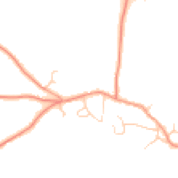 Daytime road noise heatmap for BN18 0PZ