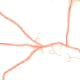 Daytime road noise heatmap for BN18 0QQ