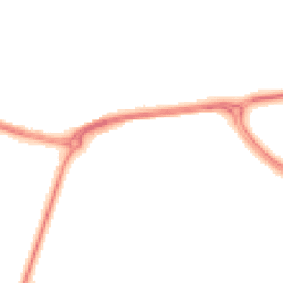 Night-time road noise heatmap for BN18 0SG