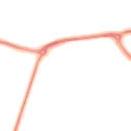 Night-time road noise heatmap for BN18 0SW