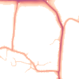 Daytime road noise heatmap for BN18 0XD