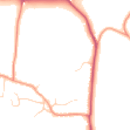 Daytime road noise heatmap for BN18 0XE