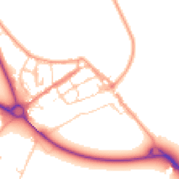 Daytime road noise heatmap for BN18 9FG