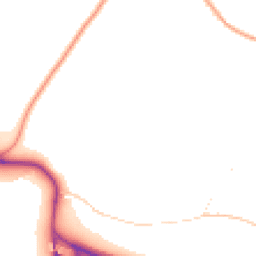 Daytime road noise heatmap for BN18 9PG
