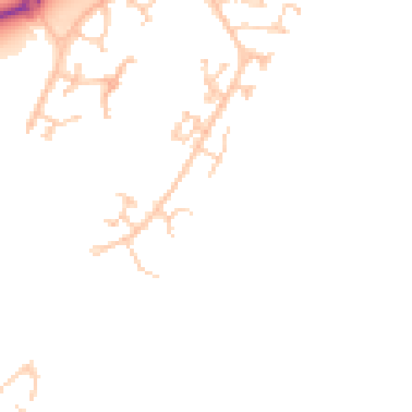 Daytime road noise heatmap for BN23 5AF