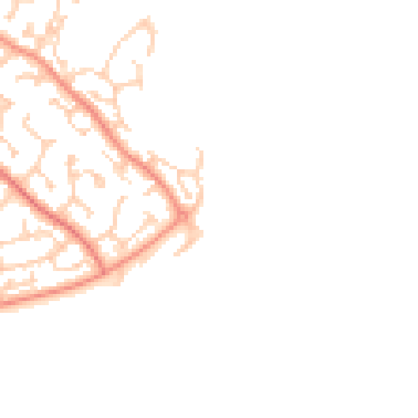 Daytime road noise heatmap for BN23 5BP