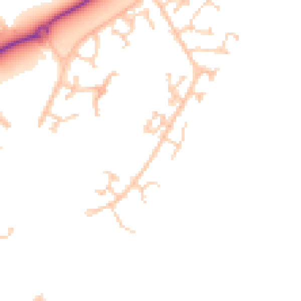Daytime road noise heatmap for BN23 5NJ