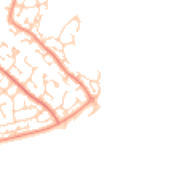 Daytime road noise heatmap for BN23 5TJ