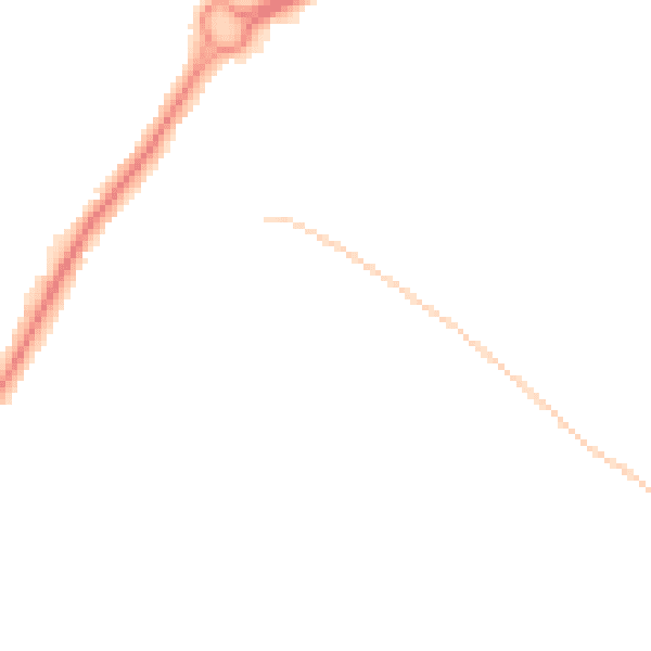 Night-time road noise heatmap for BN23 6BG