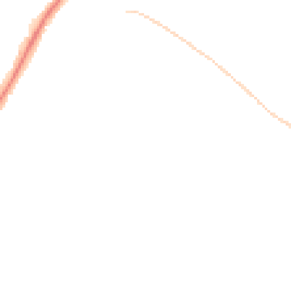 Night-time road noise heatmap for BN23 6DY