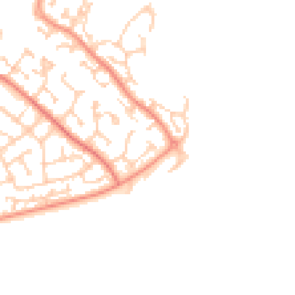 Daytime road noise heatmap for BN23 6RT