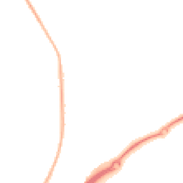 Night-time road noise heatmap for BN23 7AN