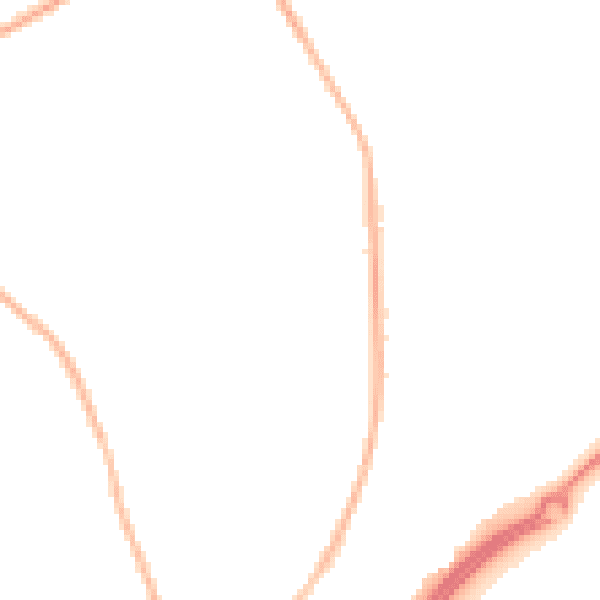 Night-time road noise heatmap for BN23 7QL