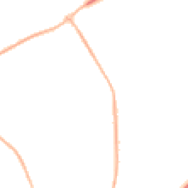 Night-time road noise heatmap for BN23 7QT