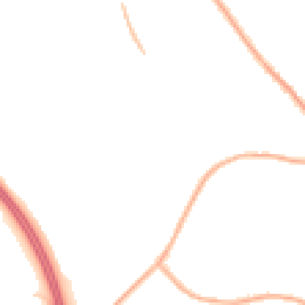Night-time road noise heatmap for BN23 8DB