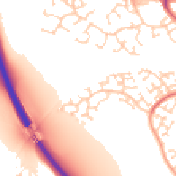 Daytime road noise heatmap for BN23 8LP