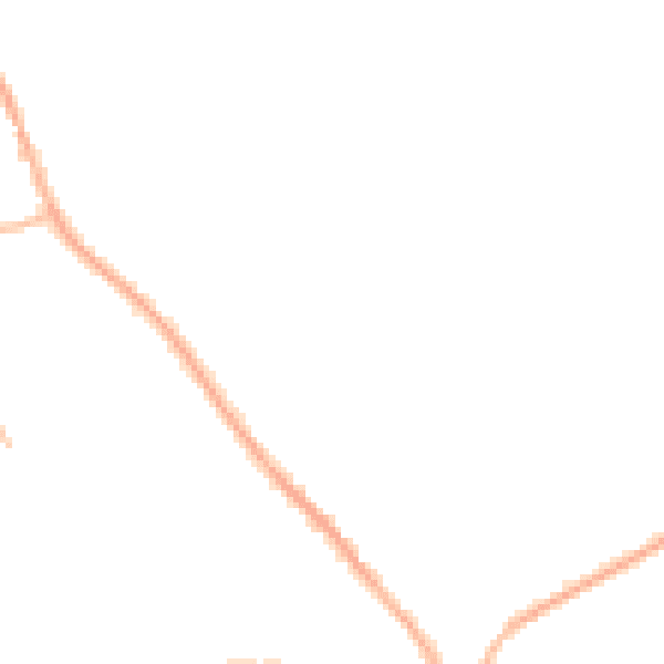 Night-time road noise heatmap for BN23 8NU