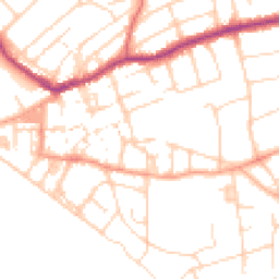 Daytime road noise heatmap for BN25 1AF