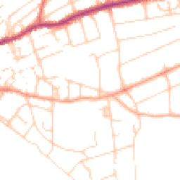 Daytime road noise heatmap for BN25 1AP