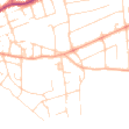 Daytime road noise heatmap for BN25 1AU