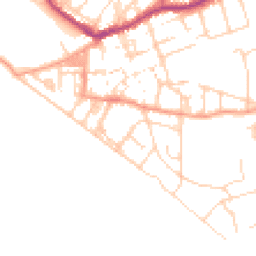 Daytime road noise heatmap for BN25 1AW