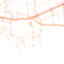 Daytime road noise heatmap for BN25 1AZ