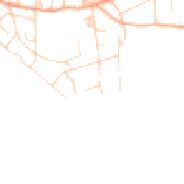 Daytime road noise heatmap for BN25 1BE