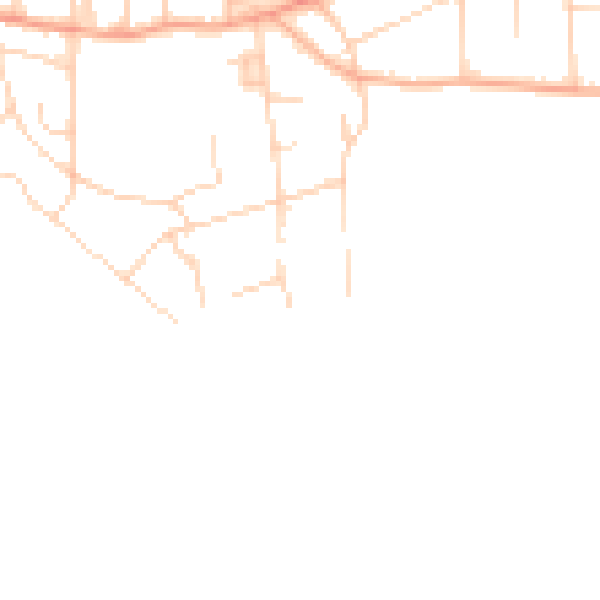 Daytime road noise heatmap for BN25 1BG