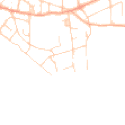 Daytime road noise heatmap for BN25 1BH