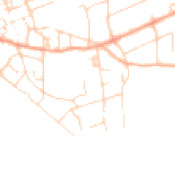 Daytime road noise heatmap for BN25 1BL