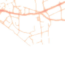 Daytime road noise heatmap for BN25 1BP