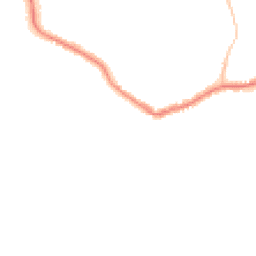 Night-time road noise heatmap for BN25 1DN