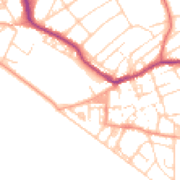 Daytime road noise heatmap for BN25 1DP