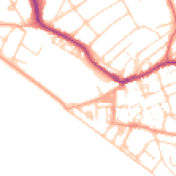 Daytime road noise heatmap for BN25 1DR