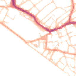 Daytime road noise heatmap for BN25 1DT