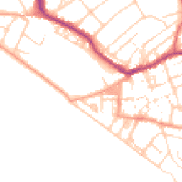 Daytime road noise heatmap for BN25 1DU