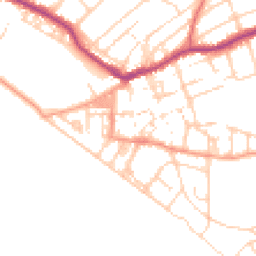 Daytime road noise heatmap for BN25 1HE