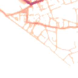 Daytime road noise heatmap for BN25 1JJ